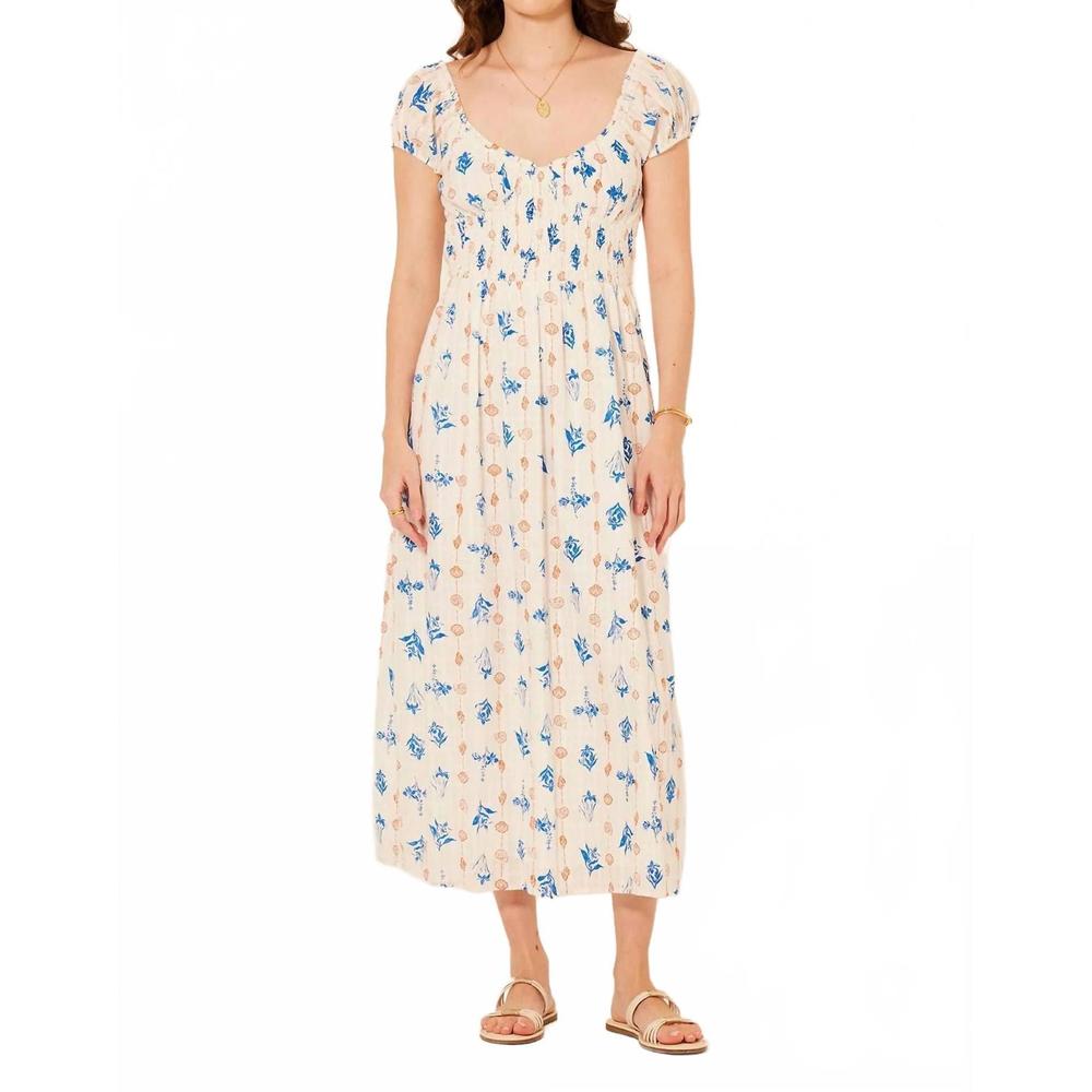NEW BILA77 pala mesa midi dress in multi